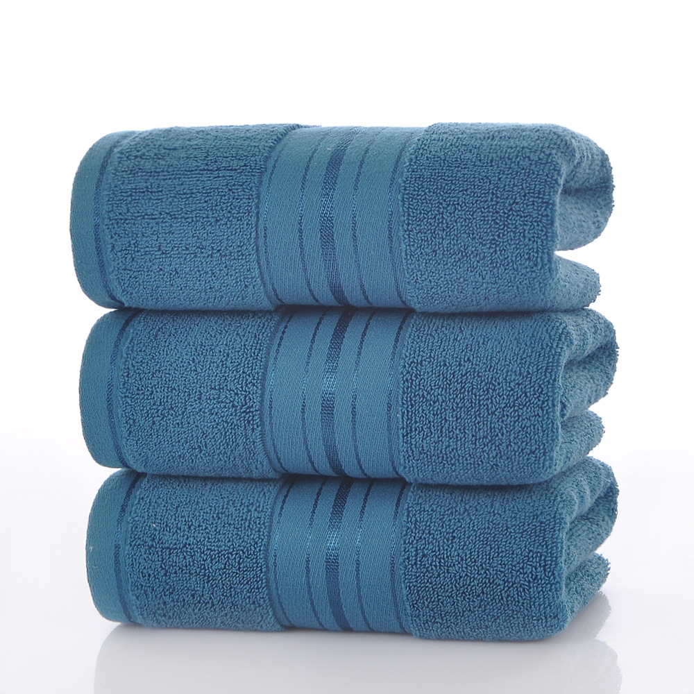 Cloth Face Mask Washable - مجموعة مناشف حمام قطنية زرقاء -