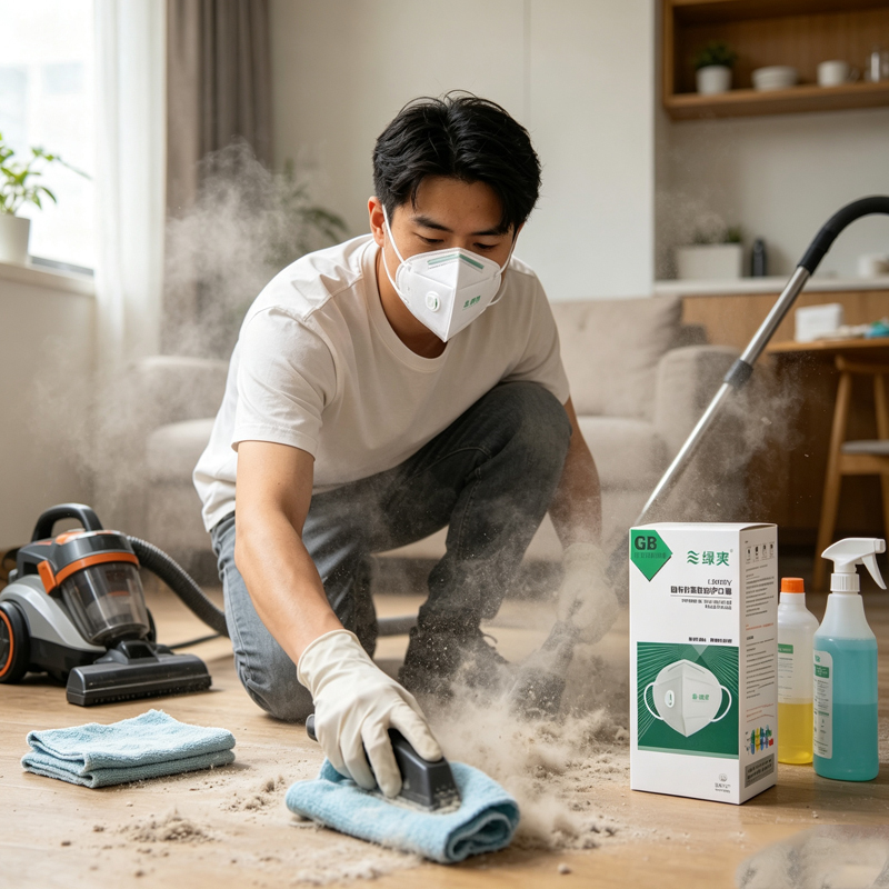 أقنعة واقية من الغبار البيضاء  - مراجعة Dust Mask Construction وسعره