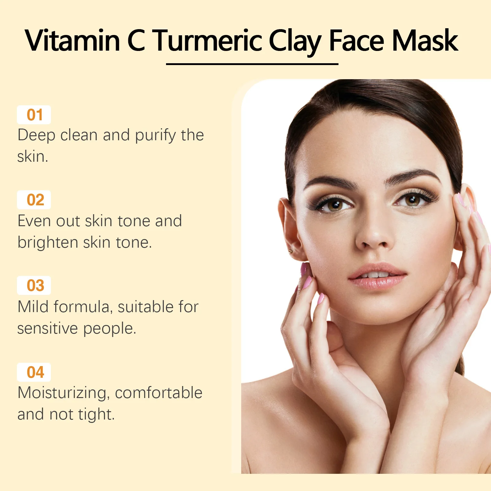 فيتامين C قناع طمي الكركم قناع - مراجعة Dust Mask Construction وسعره