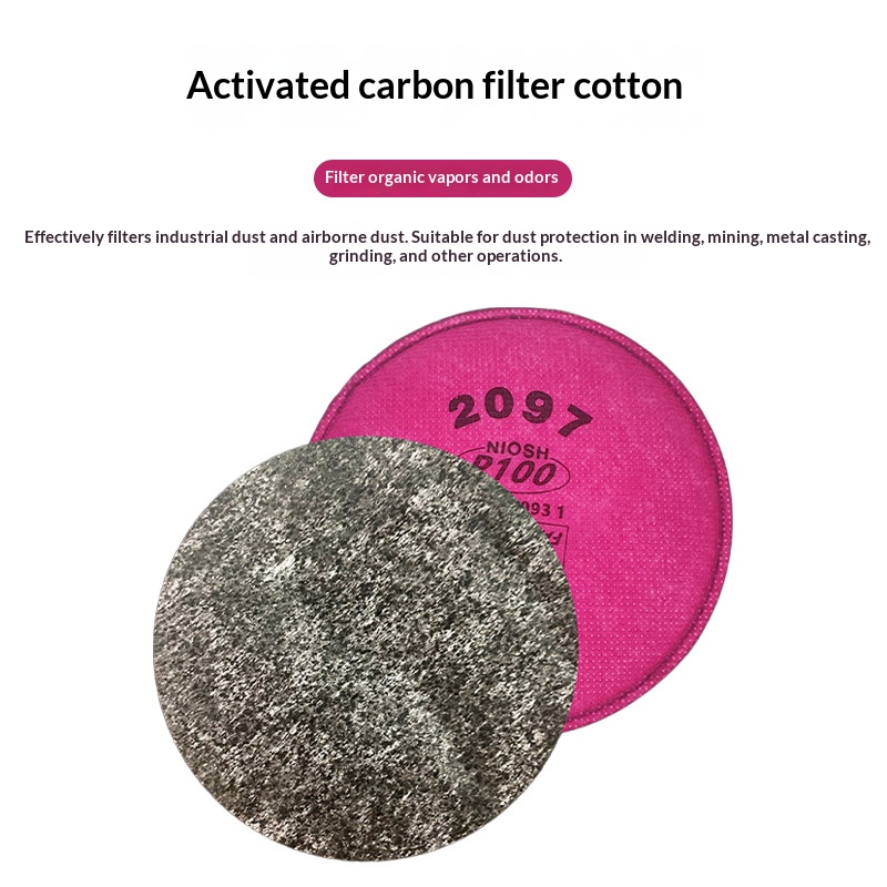 فلتر قطني 2097 2091 لقناع الغا - مراجعة Dust Mask Construction وسعره