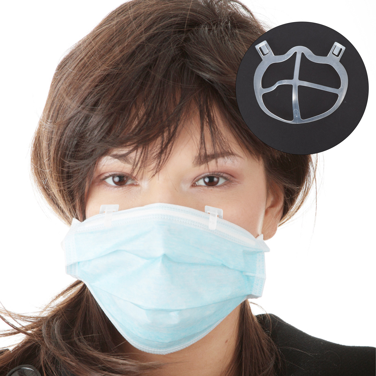 10 قطع من حوامل الأقنعة الداخل - مراجعة Silicone Mask Bracket وسعره