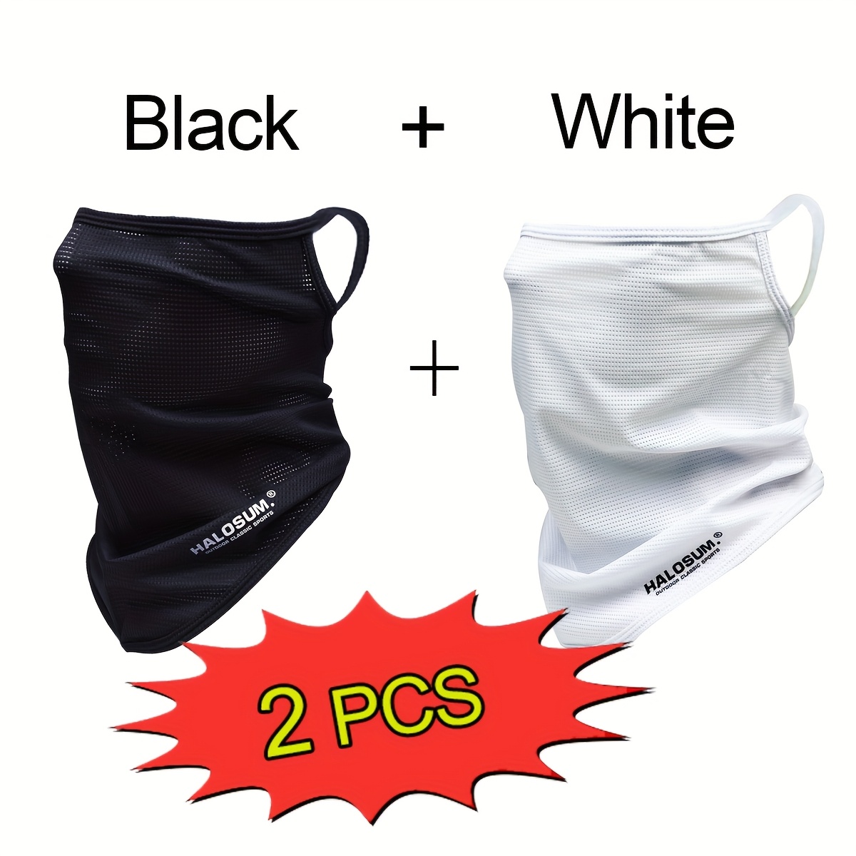 1/2 قطعة قناع وجه من الحرير ال - مراجعة Sports Mask Breathable وسعره