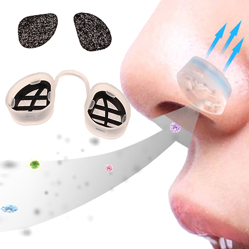 1 قطعة مرشحات الأنف غير مرئية  - مراجعة Anti Pollution Mask وسعره